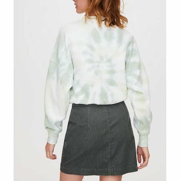 Aritzia Green Tie-Dye Sweatshirt - Picture 3 of 9